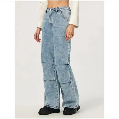 Chic Wide Leg Jeans: Because Life is too Short for Boring Pants 😂👖 - Jeans on Sale Worldwide Shipping