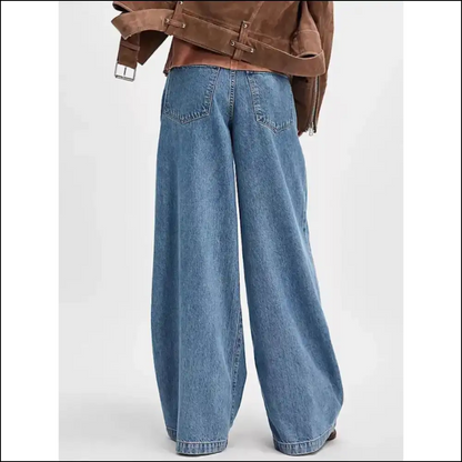 Chic Wide Leg Jeans: where Elegance Meets the Pocket Dimension 🌌✨ - Jeans on Sale Worldwide Shipping