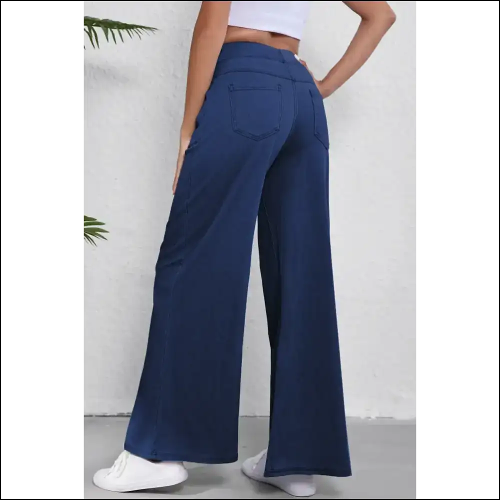 Chic Wide Leg Jeans: your New Best Friend for Ice Cream Adventures 🍦👖 - Jeans on Sale Worldwide Shipping