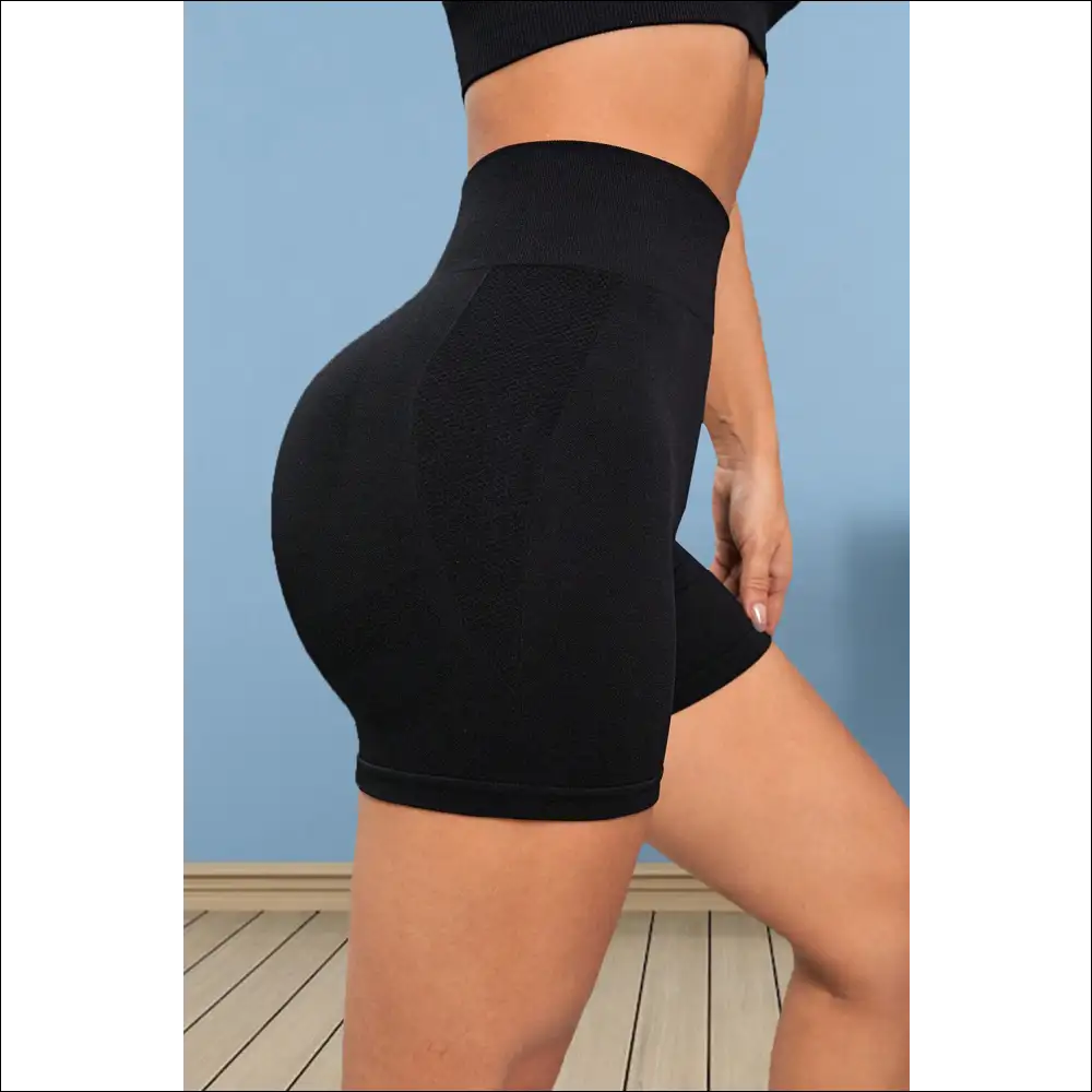 Chic Wide Waistband Sports Shorts - on Sale Worldwide Shipping