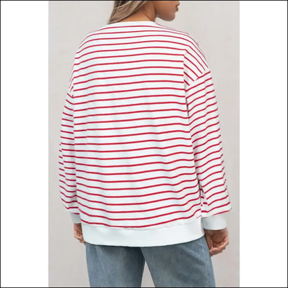 Coffee Striped Cozy: Needful Things’ Vibe Sweatshirt ☕ - Sweatshirts & Hoodies on Sale Worldwide Shipping