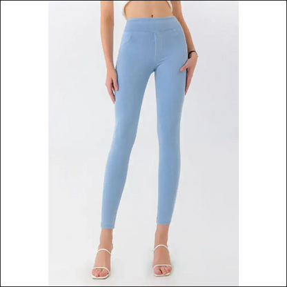 Confidently Curved: the High Waist Skinny Jeans that Dare you to Strut! 💃 - Light / l - on Sale Worldwide Shipping