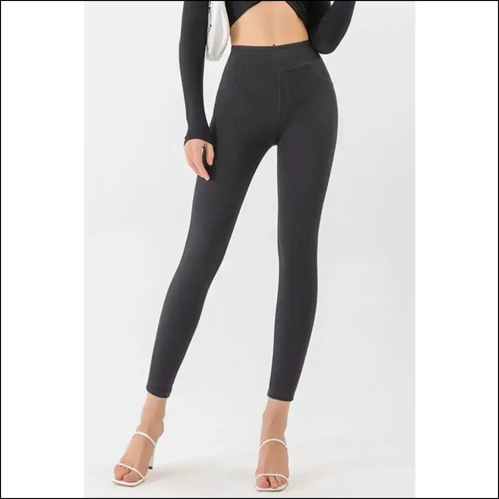 Confidently Curved: the High Waist Skinny Jeans that Dare you to Strut! 💃 - Black / s - on Sale Worldwide Shipping