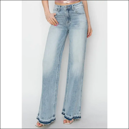 Conquer the World in our Risen High Rise Wide Leg Jeans at Needful Things! 👖✨ - on Sale Worldwide Shipping