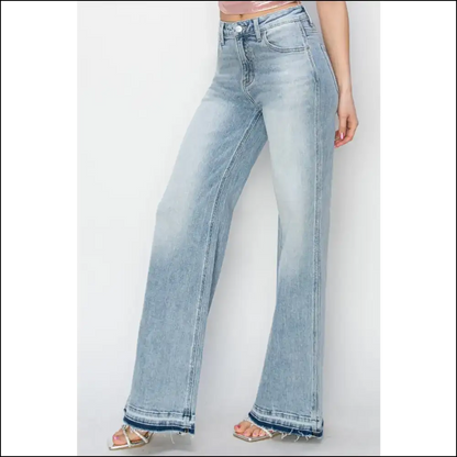 Conquer the World in our Risen High Rise Wide Leg Jeans at Needful Things! 👖✨ - on Sale Worldwide Shipping