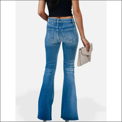 Conquer the World in Style: Needful Things’ Button Fly Bootcut Jeans! 😎👖 - Jeans on Sale Worldwide Shipping