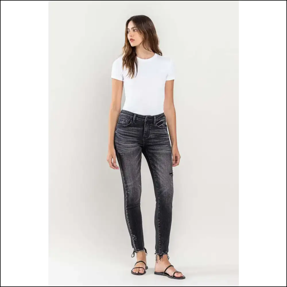 Cropped Chaos: Meet my New Bffs the Lovervet Raw Hem Legends! 😜👖 - Jeans on Sale Worldwide Shipping