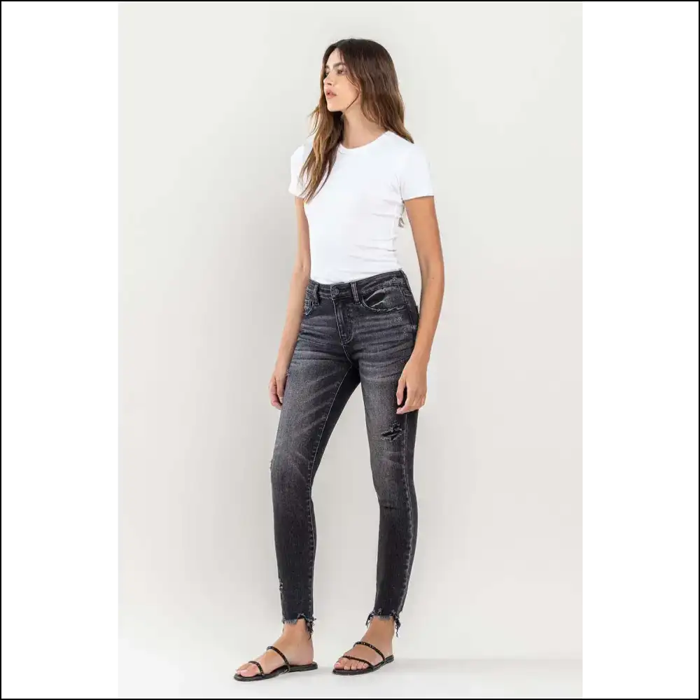 Cropped Chaos: Meet my New Bffs the Lovervet Raw Hem Legends! 😜👖 - Jeans on Sale Worldwide Shipping