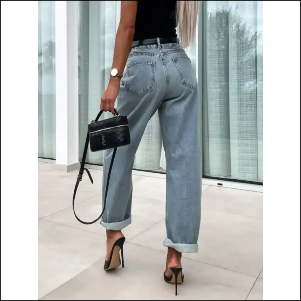 Dare to Flare: Chic High Waist Wide Leg Jeans for Life’s Fashionable Fails 😂👖 - on Sale Worldwide Shipping