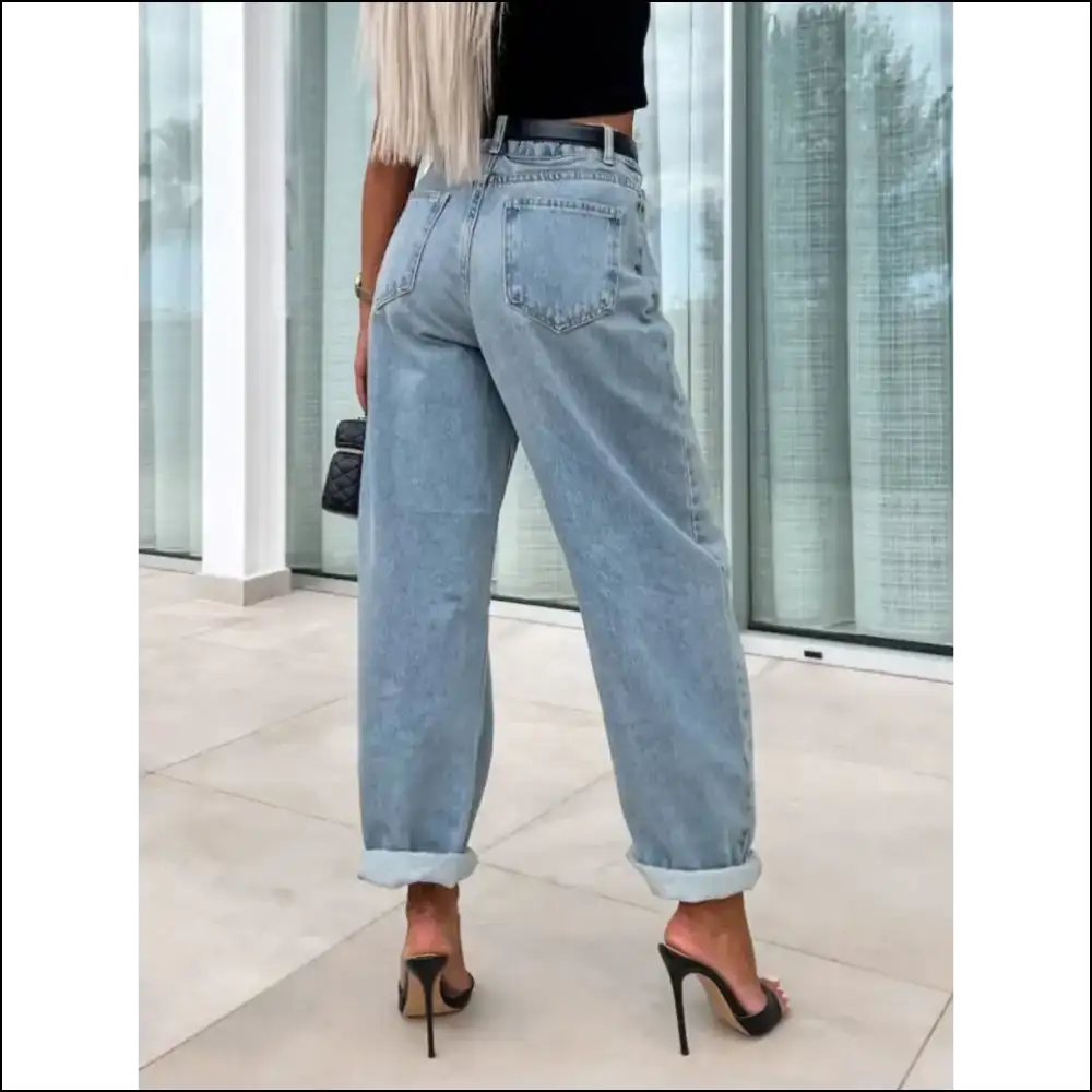 Dare to Flare: Chic High Waist Wide Leg Jeans for Life’s Fashionable Fails 😂👖 - on Sale Worldwide Shipping