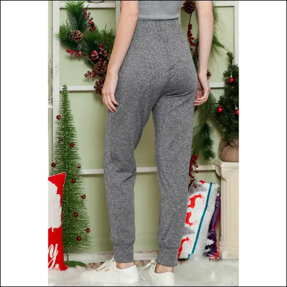 Dark Brown Casual Drawstring Joggers: Basically Pants 💩 Needful Things - on Sale Worldwide Shipping