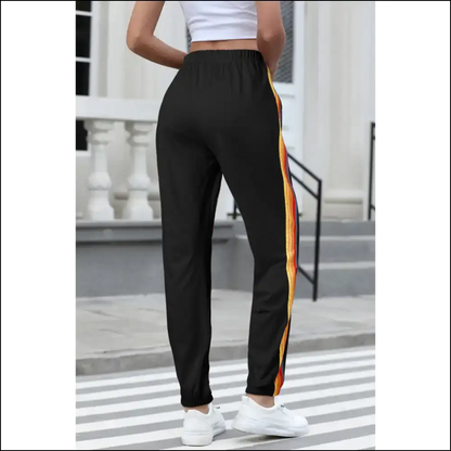Dark Grey Rainbow Pants: Couch to Club 🌈 Needful Things - Pants on Sale Worldwide Shipping