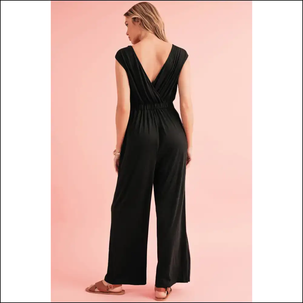 Deep v Pocketed Jumpsuit: Pants Optional (Comfy) 😜 - Jumpsuits & Rompers on Sale Worldwide Shipping