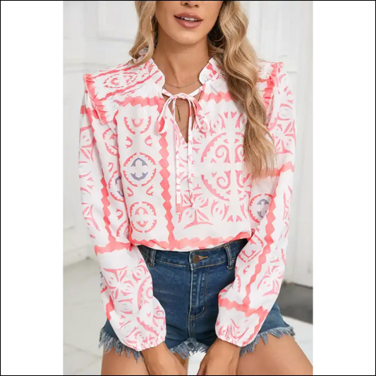 Desert Dream Abstract: Smockin Hot in the Sahara (kinda) from Needful Things🌵 - Blouses on Sale Worldwide Shipping