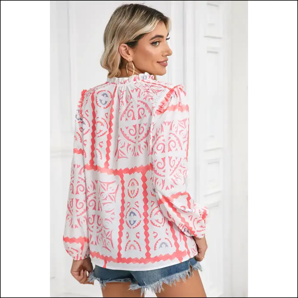 Desert Dream Abstract: Smockin Hot in the Sahara (kinda) from Needful Things🌵 - Blouses on Sale Worldwide Shipping