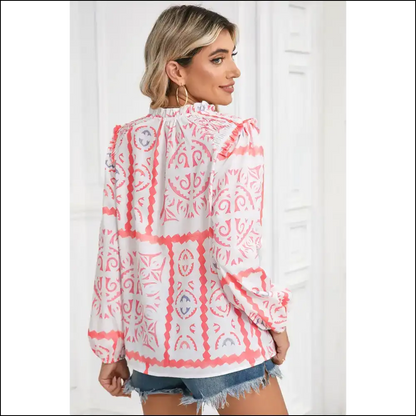 Desert Dream Abstract: Smockin Hot in the Sahara (kinda) from Needful Things🌵 - Blouses on Sale Worldwide Shipping