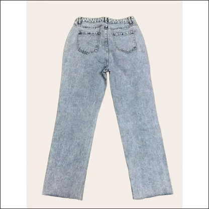 Distressed Straight Leg Jeans: Embrace Chic Without the Bank Heist 💸😂 - Jeans on Sale Worldwide Shipping