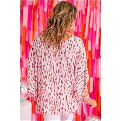 Dot Dolman Sleeve: Needful Things Makes you Sassy 😈 - Plus Size Tops on Sale Worldwide Shipping