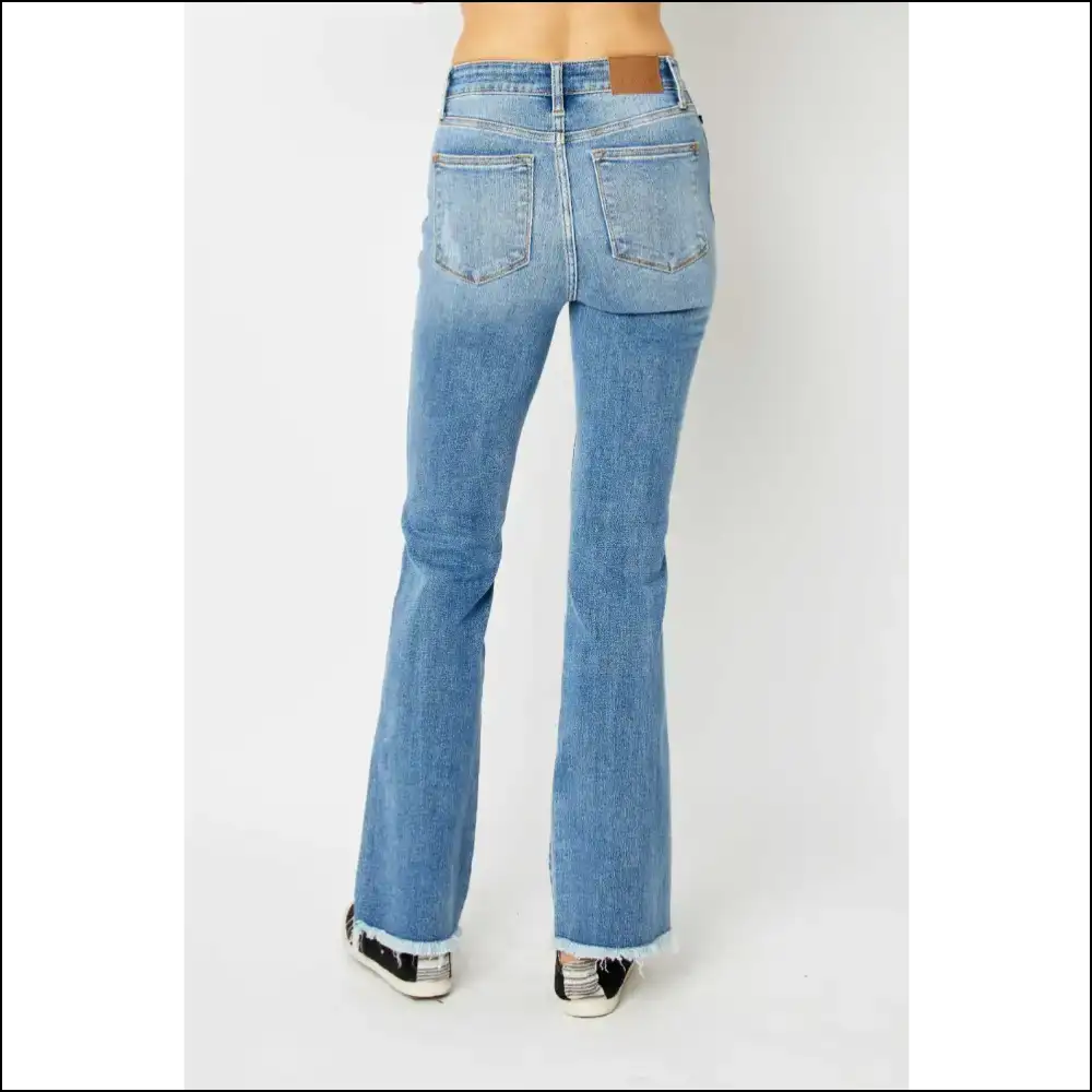 Dress Like a Boss Feel Hug in Judy Blue Distressed Jeans! - Jeans on Sale Worldwide Shipping