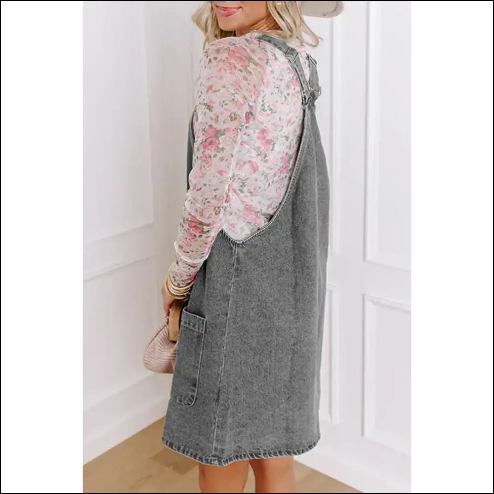 Dusk Blue Denim Dress: from Drab to Fab in Needful Things! 👗💙 - Short Dresses on Sale Worldwide Shipping