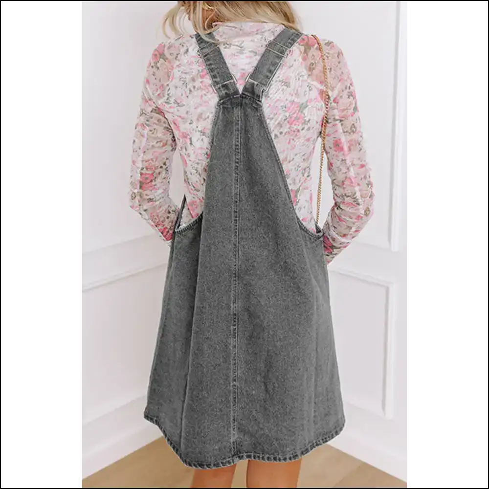 Dusk Blue Denim Dress: from Drab to Fab in Needful Things! 👗💙 - Short Dresses on Sale Worldwide Shipping