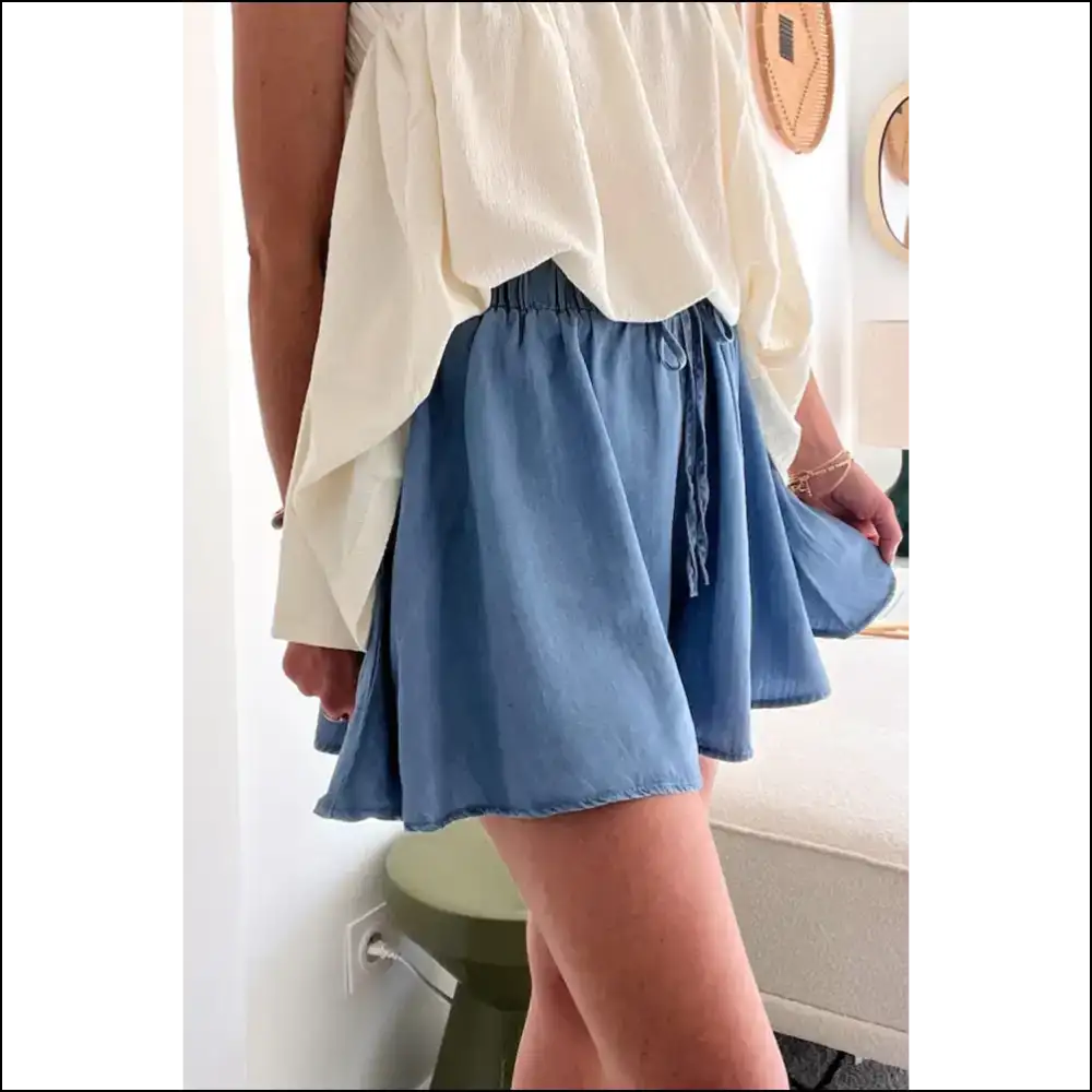 Dusk Blue Denim Shorts: so Comfy Youll Forget Pants Exist 👖 Needful Things - Shorts on Sale Worldwide Shipping