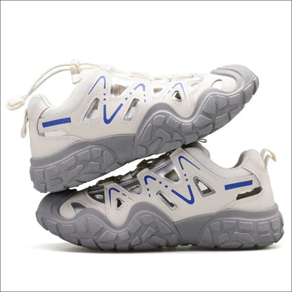 Elastic Lock Laces Round Toe Platform Contrast Athletic Shoes - on Sale Worldwide Shipping