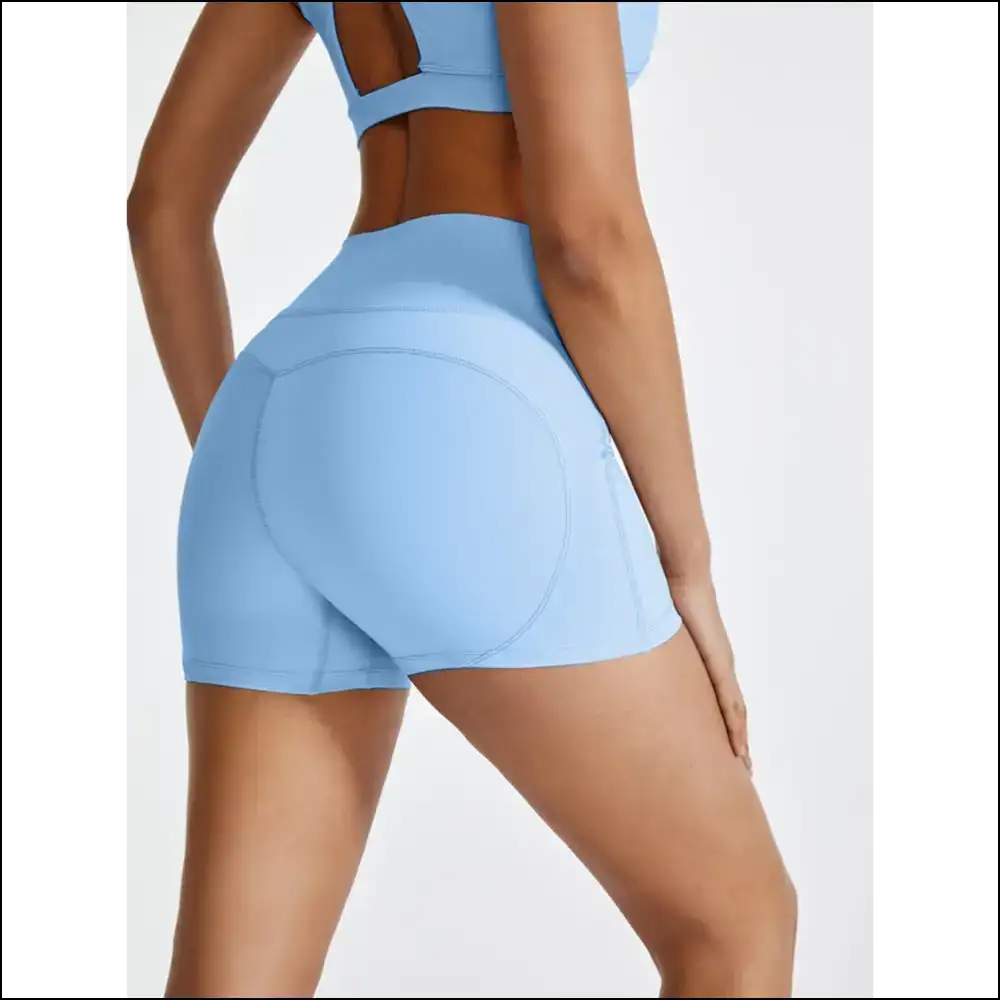 Elevate your Style with High Waist Active Shorts - on Sale Worldwide Shipping