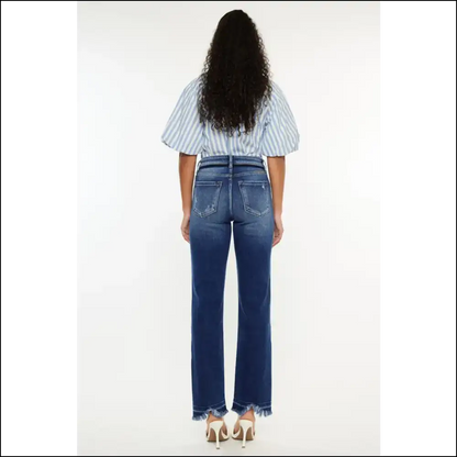 Elevate your Wardrobe with Kancan High Rise Distressed Jeans of Glory! 👖✨ - on Sale Worldwide Shipping
