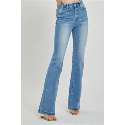 Embrace the Butt: Risen High Rise Button Fly Jeans that Hug you Back! - on Sale Worldwide Shipping