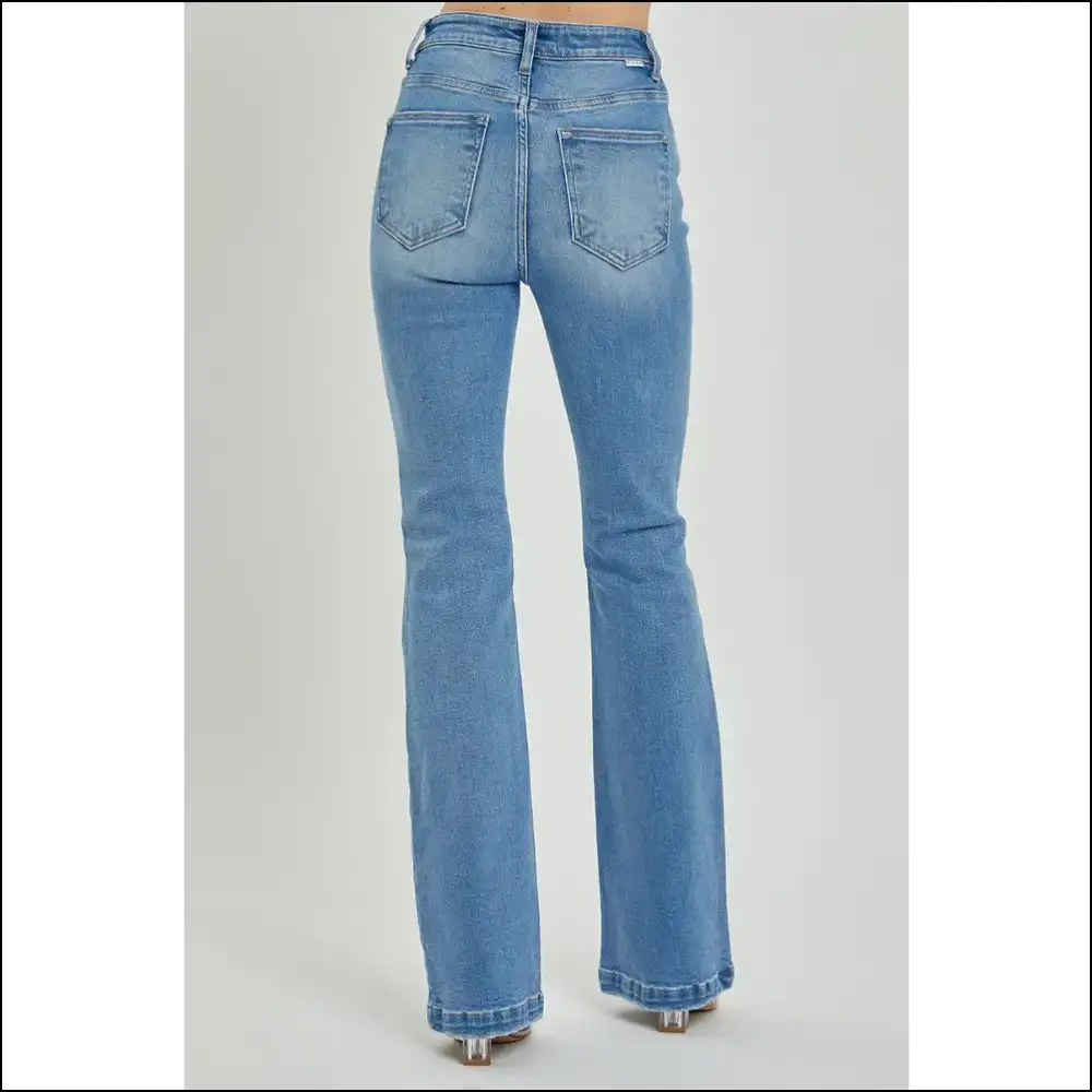 Embrace the Butt: Risen High Rise Button Fly Jeans that Hug you Back! - on Sale Worldwide Shipping