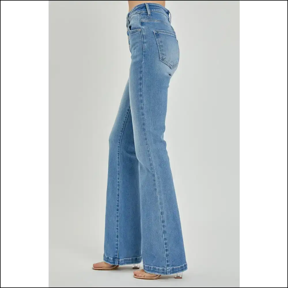 Embrace the Butt: Risen High Rise Button Fly Jeans that Hug you Back! - on Sale Worldwide Shipping