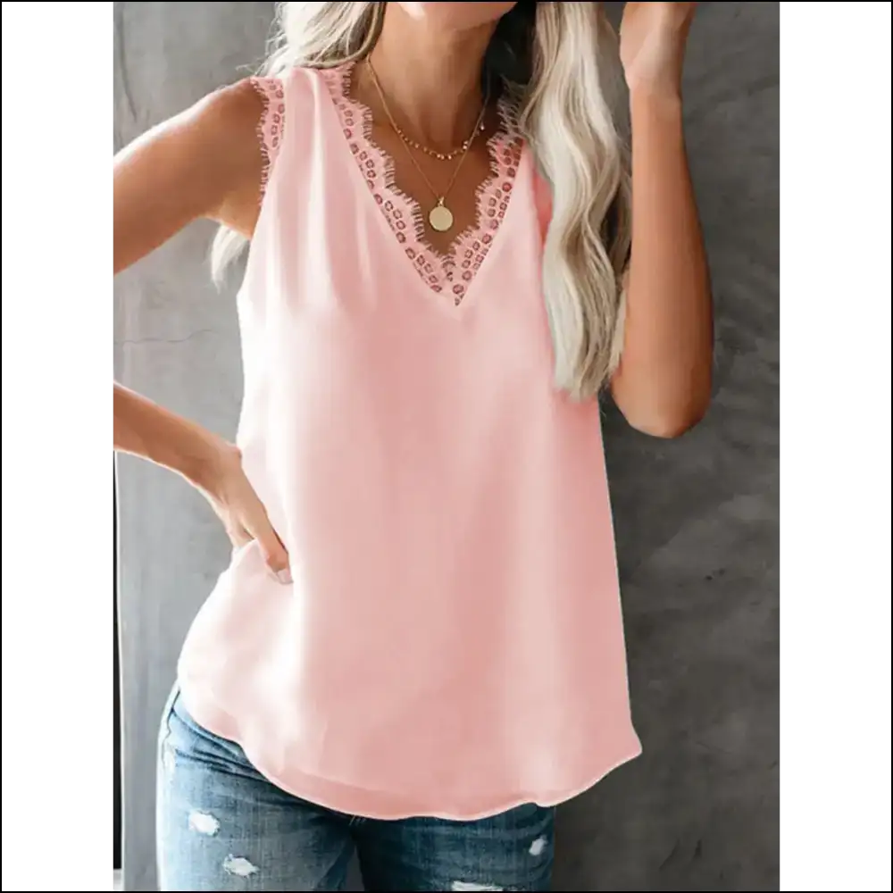Embrace your Inner Diva with Needful Things V-neck Tank – Chicness Unleashed! 🌟 - Tops on Sale Worldwide Shipping