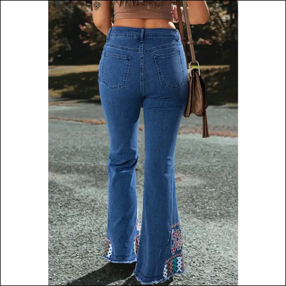 Embroidered Bootcut Jeans: your New Ass-ets for Sass-tastic Style! 😂✨ - Jeans on Sale Worldwide Shipping