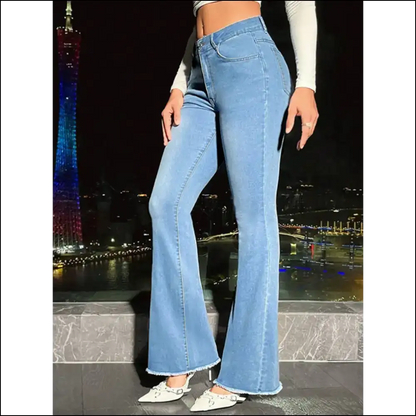 Fabulously Flawed: Needful Things’ Raw Hem Bootcut Jeans for Imperfect Perfection! 😄👖 - on Sale Worldwide Shipping