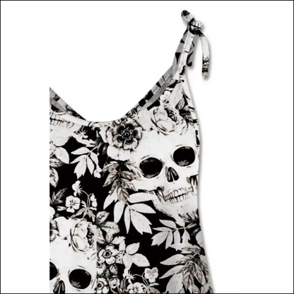 Fam-fam Skull Print Cami – Chic & Edgy Style - Tank Tops on Sale Worldwide Shipping