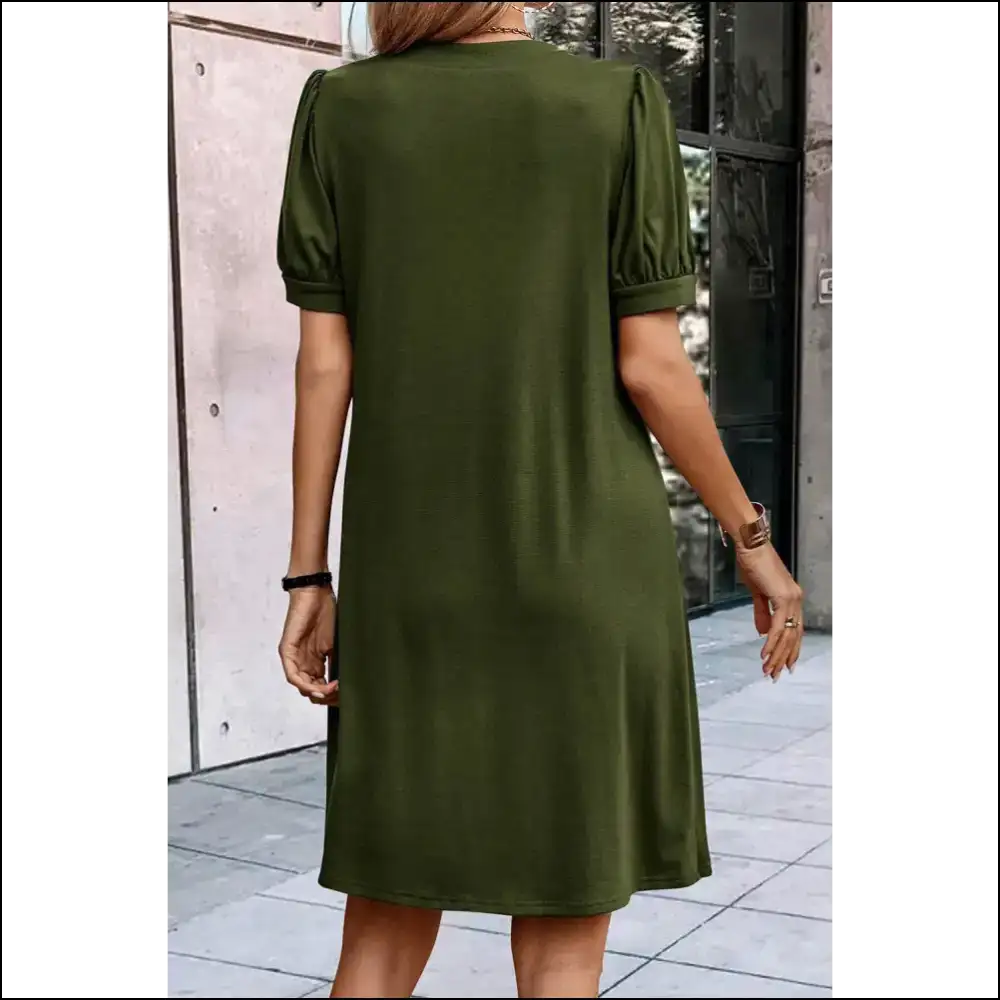 Fern Green Dress: from Frump to Foxy! 💚 Needful Things - Short Dresses on Sale Worldwide Shipping