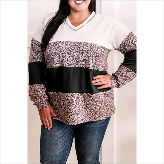 Fierce Black Leopard: my Roar-some Top from Needful Things 🐆! 1x - Plus Size Tops on Sale Worldwide Shipping