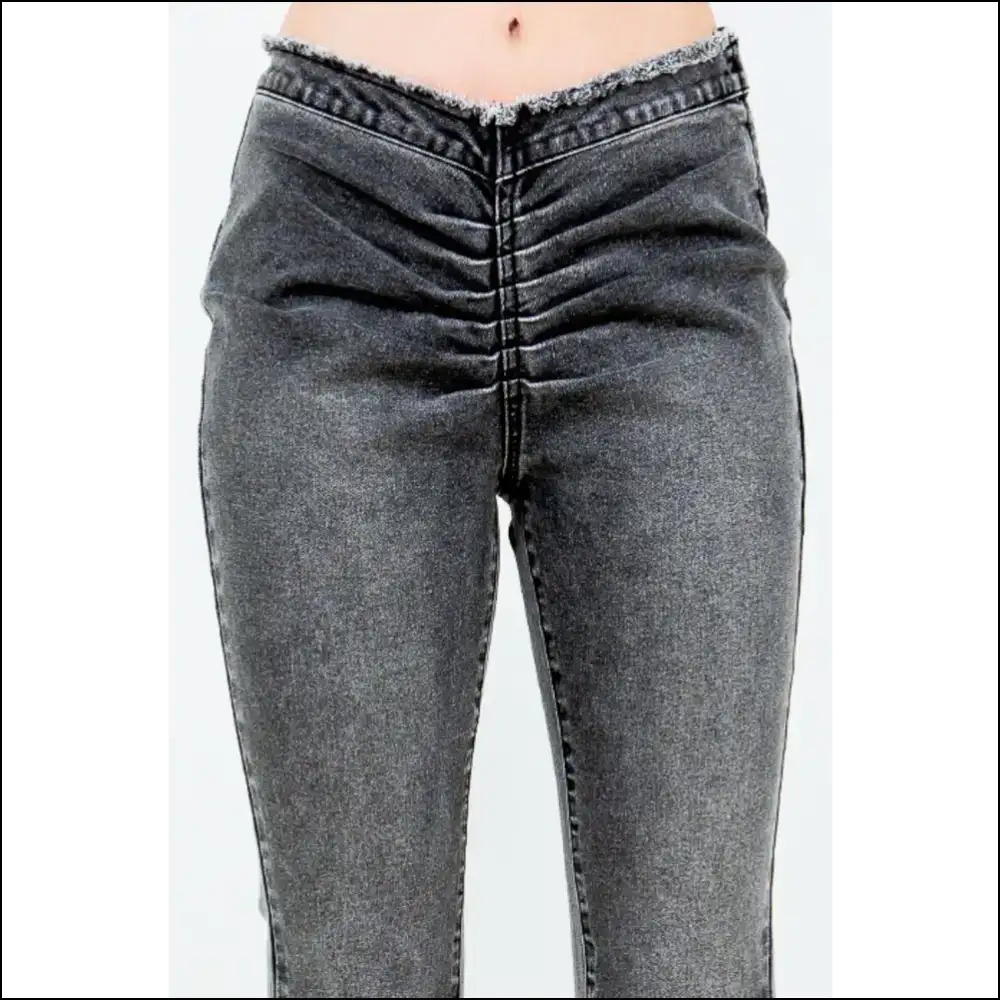 Flare Pants that Ruched my Heart: Needful Things Got me Feeling Stylish Af! 💃✨ - Jeans on Sale Worldwide Shipping