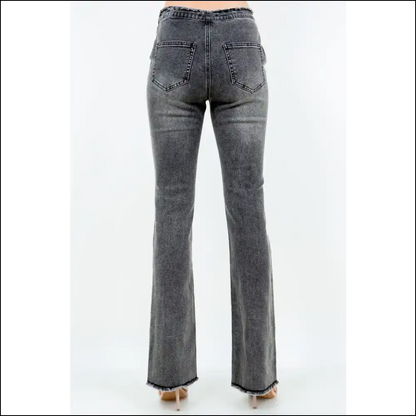 Flare Pants that Ruched my Heart: Needful Things Got me Feeling Stylish Af! 💃✨ - Jeans on Sale Worldwide Shipping