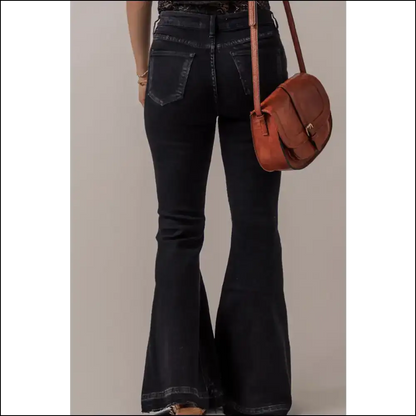 Flare-tastic Adventures in Chic Button-fly Jeans with Needful Things! - on Sale Worldwide Shipping
