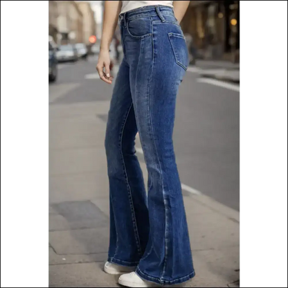 Flare-tastic Confidence: Yes you can Rock these High Waist Jeans! - Jeans on Sale Worldwide Shipping