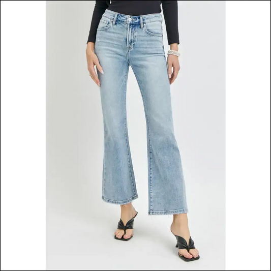 Flare Up the Fun in Needful Things High Rise Ankle Jeans 😄👖 - Light / 1xl - on Sale Worldwide Shipping