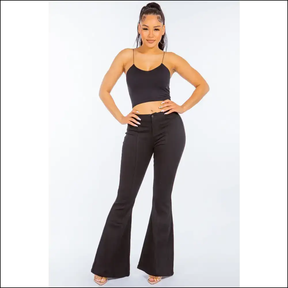 Flare Up your Fashion: be a Chic Goddess in American Bazi High Waist Jeans! - Jeans on Sale Worldwide Shipping