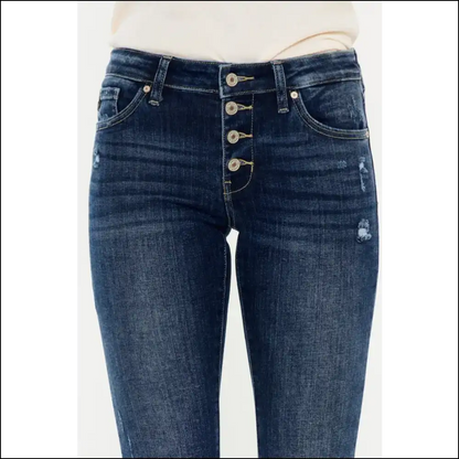Flare Up your Fashion Game: Meet my Sassy Kancan Mid Rise Jeans! 👖✨ - Jeans on Sale Worldwide Shipping
