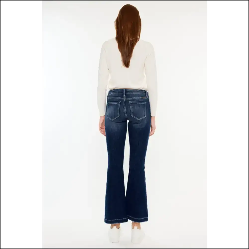 Flare Up your Fashion Game: Meet my Sassy Kancan Mid Rise Jeans! 👖✨ - Jeans on Sale Worldwide Shipping