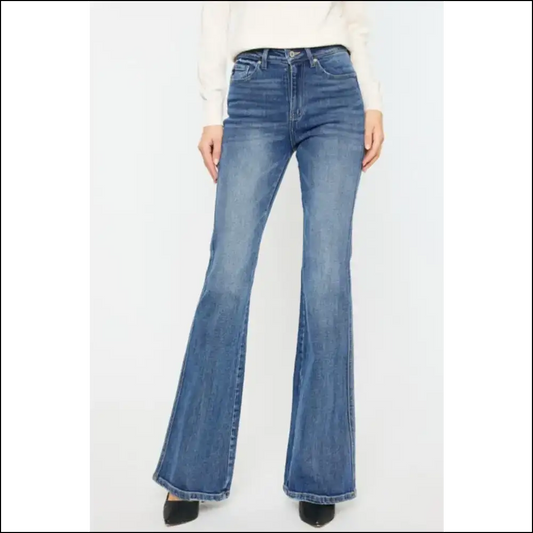 Flare Up your Life: Needful Things Cat’s Whiskers High Waist Chic! 😻👖 - Blue / 1(24) - Jeans on Sale Worldwide Shipping