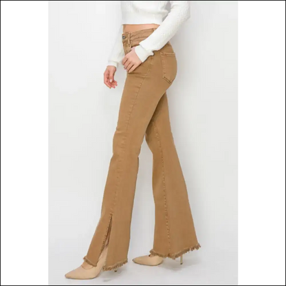 Flare Up your Life! Risen Bailey High Waist Jeans: Dare to be Fabulous! 🌟 - Jeans on Sale Worldwide Shipping