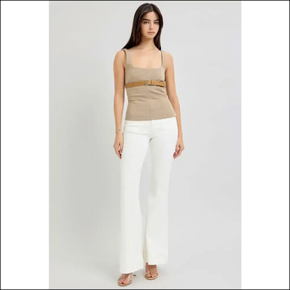 Flare Up your Life with Needful Things High Rise Patch Pocket Jeans! 💃✨ - Jeans on Sale Worldwide Shipping