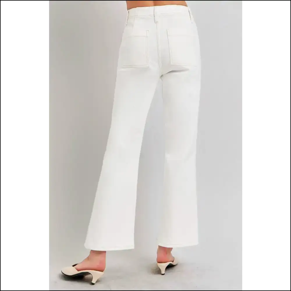 Flare Up your Life with Risen High Rise Ankle Jeans from Needful Things 😏✨ - on Sale Worldwide Shipping